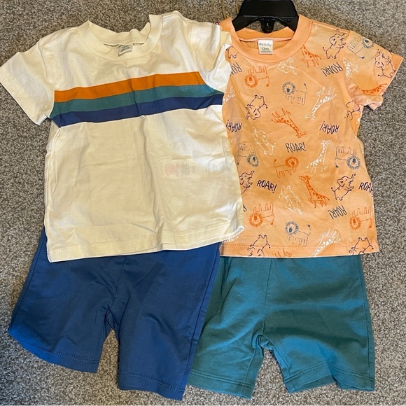 PL Baby Other - PL Baby Mix and Match Tshirt and Short Sets (4pc) Size 12M NWOT